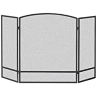 Los mejores  - Panacea Pantalla de Arco de 3 Paneles- Metal- Negro- 62.2 x 3.8 x 74.400000000000006 cm